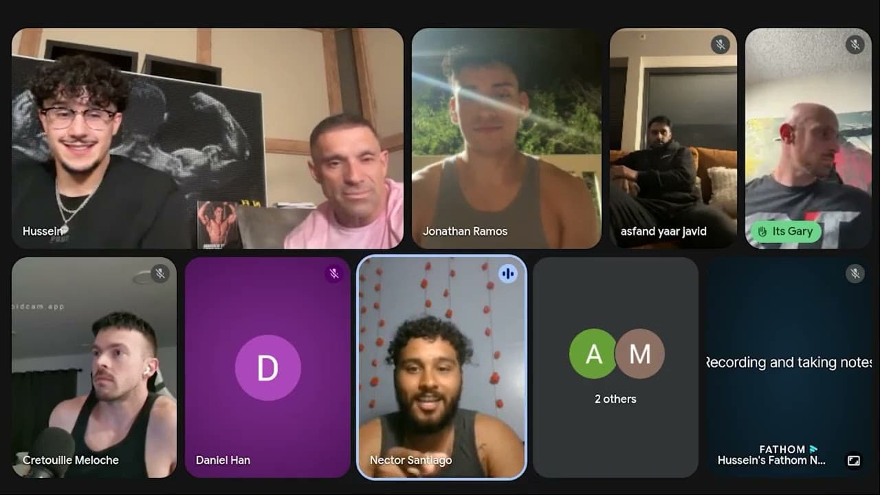 Live mentorship call — watch Hussein coach Greg in real time