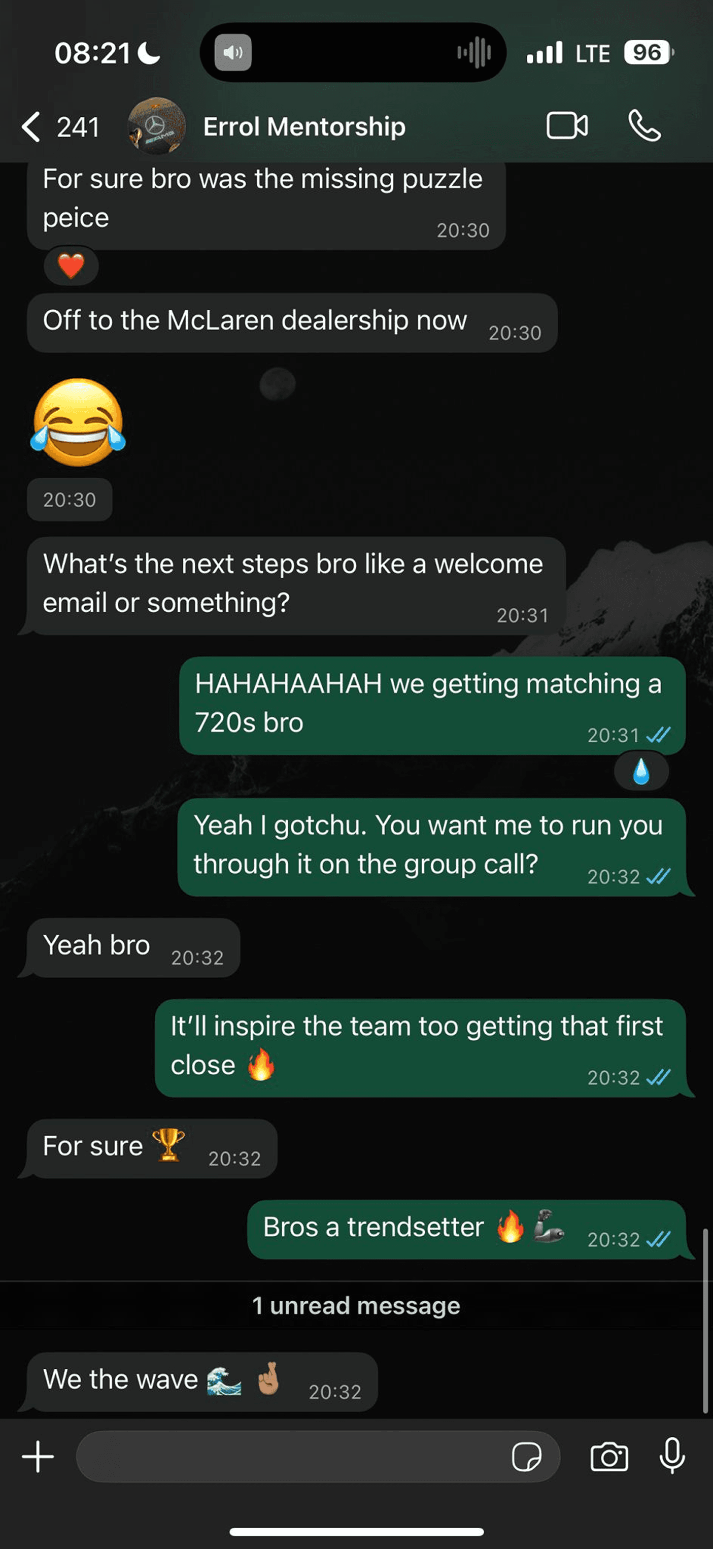 First close inspires the whole team